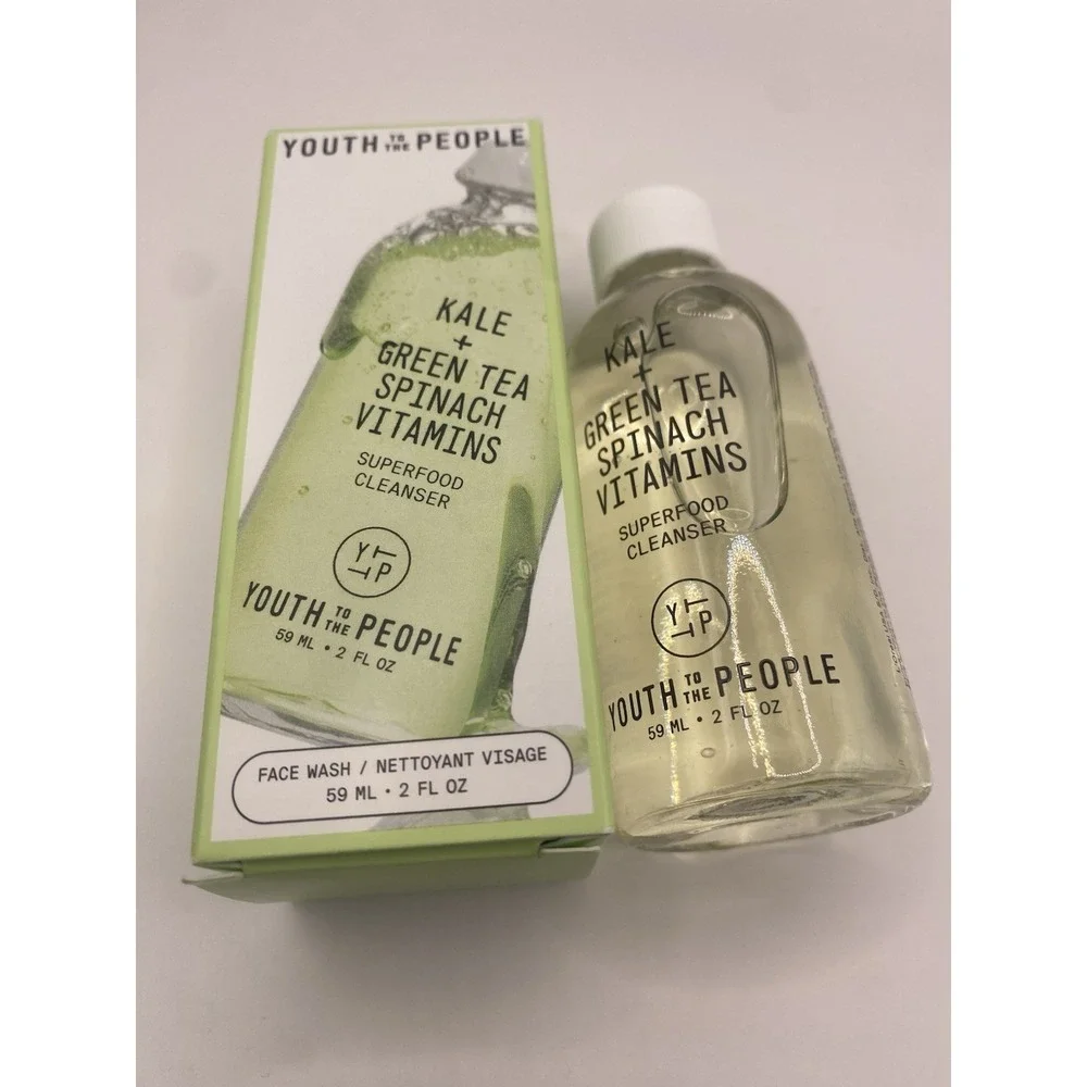 Youth To The‎ People Kale Green Tea Spinach Vitamins Face Cleanser Travel Size
